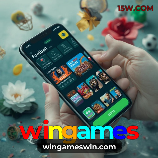 Aplicativo móvel wingames para iOS e Android